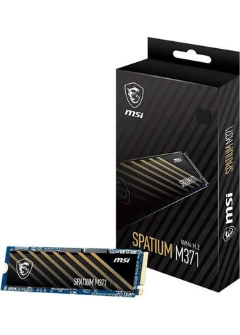 Накопичувач SSD 500GB Spatium M371 M.2 2280 PCIe 3.0 x4 NVMe 3D NAND TLC (S78-440K160-P83) MSI (363834066)