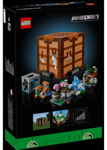Конструктор Лего Майнкрафт Верстак Колекційний набір Minecraft 21265 Lego (372012652)