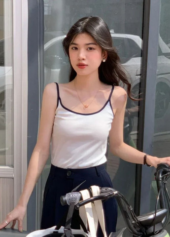 Жіноча майка-топ бавовняна з вкладишами Two Colors (1865-42-01) Macarena — 341485472