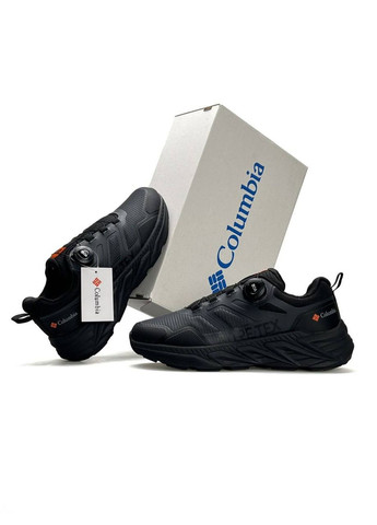 Чорні Осінні кросівки чоловічі columbia black grey No Brand GTX BOA