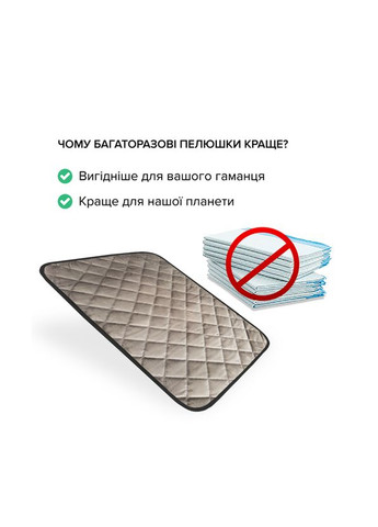 Многоразовая пеленка для собак Premium с покрытием anti-slip арт. 2, размер 60х60 см AquaStop (351394109)