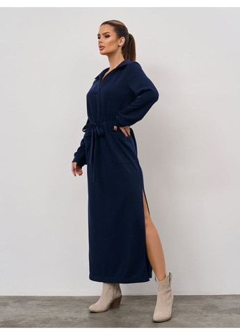 Темно-синя плаття 15351 темно-синє ISSA PLUS однотонна