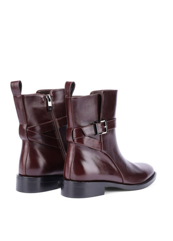 Жіночі Черевики JC043-6B Коричневий Масло шкіра MIRATON (365434784)