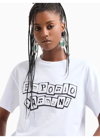 Футболка 9136165 Белый 5P1847 Emporio Armani - (386014620)