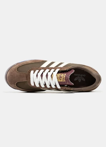 Кросівки жіночі і чоловічі Adidas SL '72 Brown White | Адідас СЛ 72 коричневі No Brand коричневі демісезони (335361759)