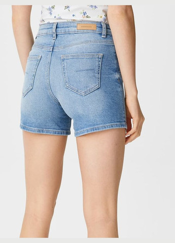 Джинсові шорти з високою талією C&A (299119998)