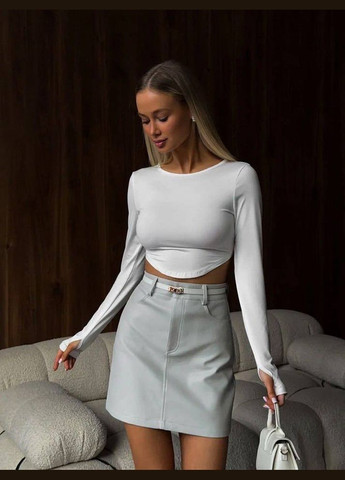 Еластичний жіночий топ із рукавом Fashion (328387797)