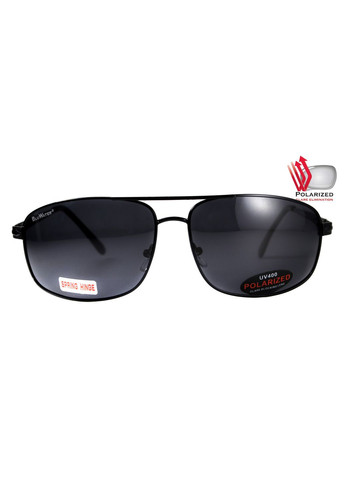 Окуляри поляризаційні BluWater 2 Polarized (gray), чорні в металевій оправі Navigator (362355837)