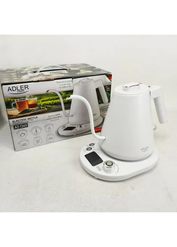Электрочайник AD 1349 1Л 900Вт Gooseneck с точным контролем температуры White Adler (381039876)
