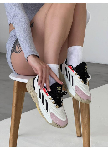 Рожеві Осінні кросівки чоловічі adidas ozelia grey pink адідас озелія No Brand