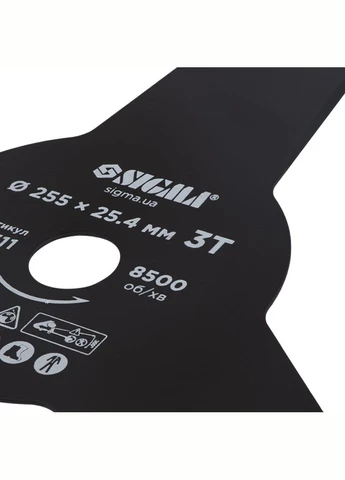 Ніж для тримера Ø255×25.4мм 3Т (5624311) Sigma (395983052)