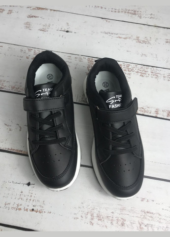 Чорні всесезонні кросівки дитячі для дівчинки чорний (527) W.Niko