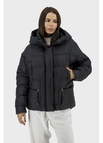 Чорний зимній Пуховик No Brand