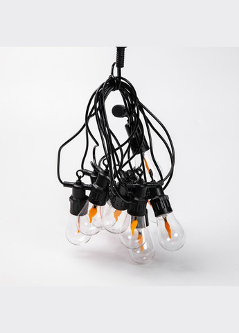 Ретро гірлянда вулична 10 LED лампочок 5 метрів А60 Garlando (306849459)