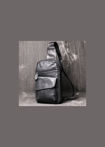 Сумка на грудях бананка чоловіча шкіряна PTR No Brand (317763757)