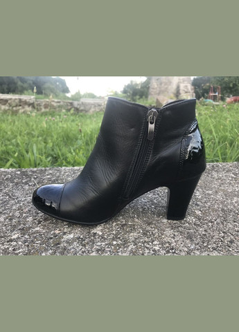 Осенние кожаные демисезонные ботинки на каблуке, тм Alpina