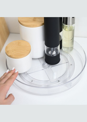 Підставка MY HOME з обертом 360° Прозора (KP-73 T) MVM (301003259)