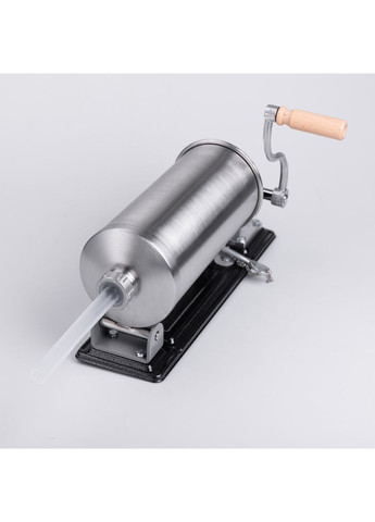 Шприц колбасный горизонтальный на 2 кг из нержавеющей стали 11,5 см Стальной Yiwu (362456139)