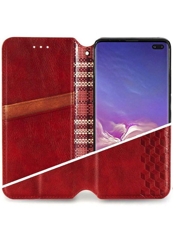 Шкіряний чохол-книжка Cubic для ZTE Blade v2020 Червоний Getman (337515959)