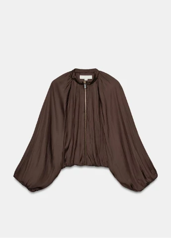 Коричневая летняя куртка Zara