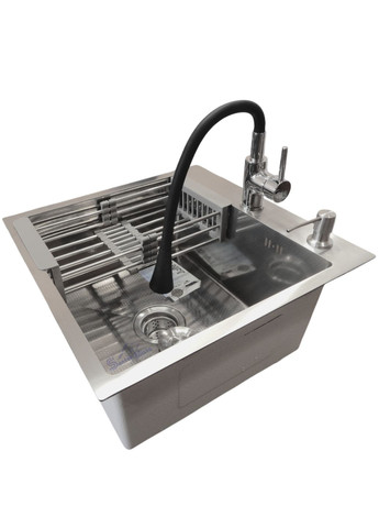 Комплект кухонной мойки KRF 6045 DECOR (3.0/1.0 мм) Kraft (350671426)