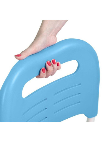 Комплект дитячих меблів парта та стілець-трансформери Botero 780 x 588 x 540 - 760 мм Blue Cubby (353690680)