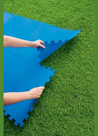 Коврик-пазлы для подстилки бассейна 58220, 50х50 см 9шт в комплекте Bestway (334341177)