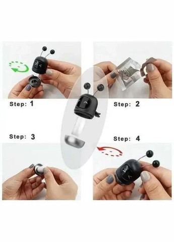 Ароматизатор автомобіль Lanxuan освіжувач повітря в машину + 3 змінних картриджів Чорний (AA050821) No Brand (330778771)