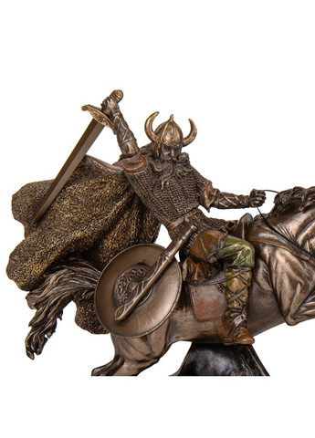 Статуетка Вікінг на коні 26 см VERONESE ELISEY (366889149)