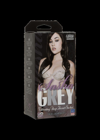 Вібромастурбатор ротик Doc Johnson Sasha Grey - Ultraskyn Wibrating Deep Throat Sucker SO1588 No Brand (303886239)