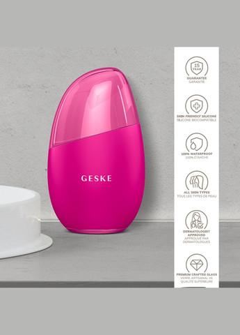 Масажер для обличчя Cool&Warm Eye and Face Massager 7в1 magenta GESKE (341525877)