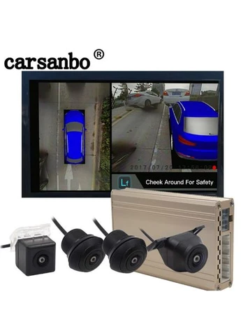 Система кругового огляду Car Cam 360 градусів Panoramic Night Vision Pro HD 6907 Digital (393822940)