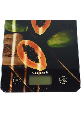 Електронні кухонні ваги Папайя VKS-527_PAPAYA до 5 кг Vilgrand (341724405)
