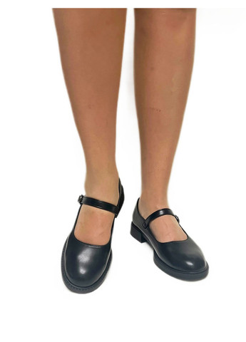 Loretta Черные туфли с ремешком лоферы черный з искусственная кожа, китай — всесезон (351363059)