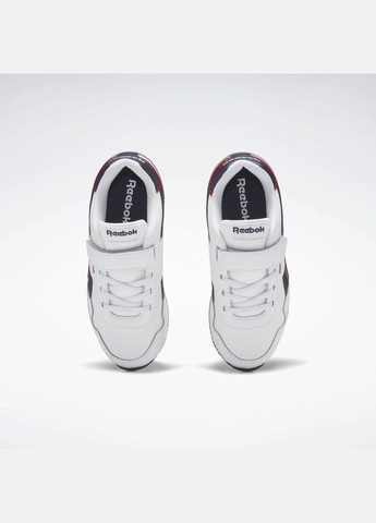 Білі всесезон кросівки royal classic jogger 3 cloud white/vector navy/vector red р. 13/30.5/20 см Reebok