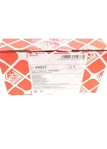Подшипник опорный амортизатора Ford Transit V347 06 45037 RU63 Febi Bilstein (342411343)