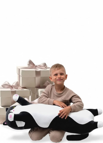 Подушка-игрушка кот-обнимашка длинный 90 см, мягкий плюш My Kigu (370602303)