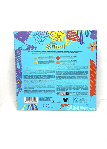 Бомбочки для ванни "Stitch", 12 шт по 30 гр Disney (362711634)
