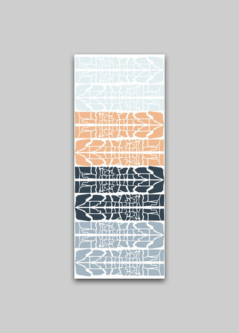 Вінілова інтер'єрна на стіну, шпалери та інші поверхні "terrazzo ляпки". Кавун наклейка (316189659)