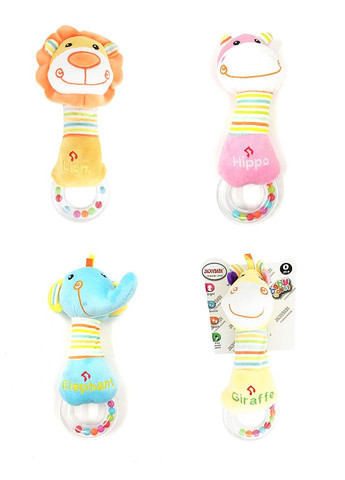 Мягкая игрушка-погремушка цвет разноцветный ЦБ-00228080 Megazayka (282925250)