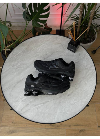 Кроссовки женские и мужские Nike Shox Ride 2 SP x Supreme black | Найк Шокс Райд 2 СП черные No Brand чёрные демисезоны (362363164)