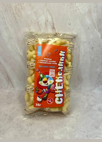 Палочки СНЕКолики из красной чечевицы с гималайской солью, Gluten Free, без глютена 35 г, Healthy Generation No Brand (326843315)