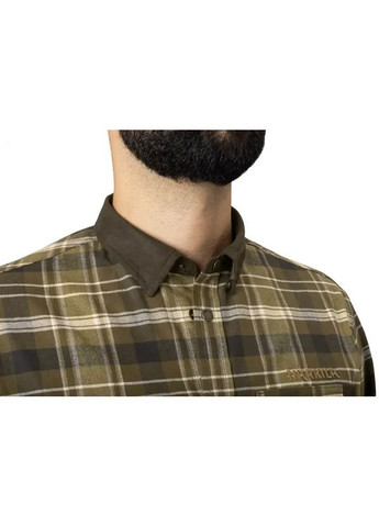 Комбинированная рубашка harkila aivak l/s shirt antique bronze No Brand