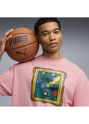 Рожева футболка commissioner dylan tee v men Puma