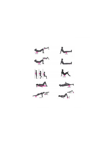 Масажний м'яч подвійний 12х6 см чорний для зняття напруги та розслаблення м'язів масажний ролик Newt (368759583)