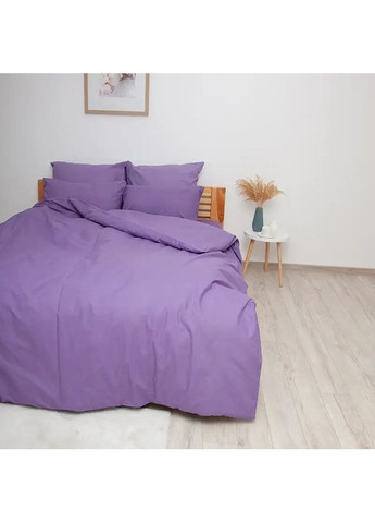 Євро комплект постільної білизни Ранфорс з наволочками 50*70 см, 115 гр/м2 гіпоалергенний Ватикан Фіолетовий (17840200215) ТЕП (368157371)