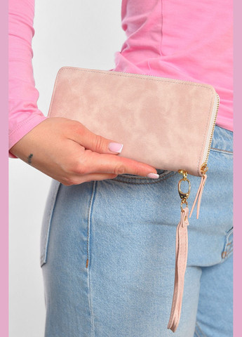 Гаманець жіночий з екошкіри рожевого кольору Let's Shop (323584647)