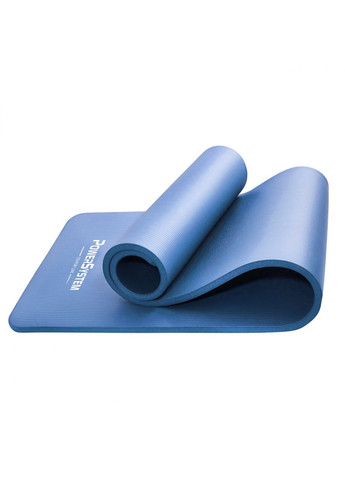 Килимок для йоги та фітнесу PS-4017 NBR Fitness Yoga Mat Plus Blue (180х61х1) Power System (315913519)