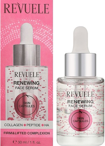 Восстанавливающая сыворотка для лица Skin Capsules Renewing Face Serum 30ml (1486655-37619171) REVUELE (368610079)