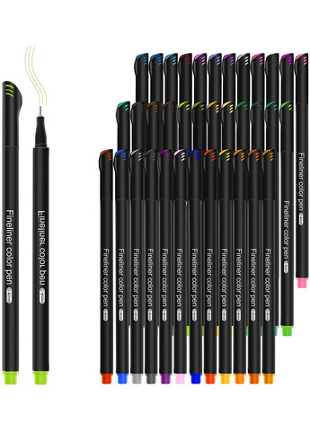 Набір кольорових лінерів 48 кольорів професійний набір для скетчів Worison (322650366)